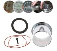 Kit de réparation de manchon de cylindre pour pompes à compresseur d'air, collier en acier avec joints en caoutchouc, remplace K-0650, pièces de reconstruction double cylindre y compris pour bague et