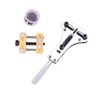 Kit de réparation de montre avec ouvre-boîtier réglable et porte-tournevis