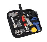 Kit de réparation de Montres 144 pièces, extracteur de Bracelet, Barre à Ressort, ouvre-boîtier arrière réglable, Ensemble d'outils de réparation de Montres avec Sac de Rangement en Tissu
