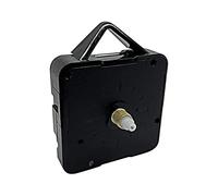 Kit de réparation de moteur pour mécanisme d'horloge à quartz - Fonctionne avec piles ROHS - Compatible avec Baitu 6168 (court - Filetage doré 5 mm - Longueur totale 13 mm, avec crochet)