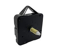 Kit de réparation de moteur pour mécanisme d'horloge à quartz - Fonctionne avec piles ROHS - Compatible avec Baitu 6168 (long - Filetage doré 15 mm - Longueur totale 21 mm, avec crochet)