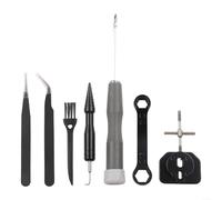 Kit de réparation de moulinet, 1 spinner/appât, kit de démontage à faire soi-même, outils robustes et organiseur, entretien rapide, kit pour moulinets de leurres et entretien d'atelier (style basique)