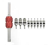 Kit de réparation de noyau de valve AC pour valves standard américaines avec outils d'installation et composants métalliques pour les travaux de climatisation automatique