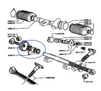 Kit de réparation de pallier de crémaillère de direction pour PEUGEOT - 24mm