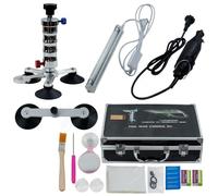 Kit de réparation de pare-brise avant de voiture, accessoires professionnels Toolbo pour réparer les fissures et les fissures d'impact, réparer tous les types de pompe à injection sous vide en acier