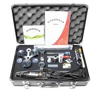 Kit de réparation de pare-brise avant de voiture, boîte à outils d'accessoires professionnels de réparation de fissures de verre de voiture, pompe d'injection sous vide en acier inoxydable Efficace Et
