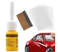 Kit de réparation de Pare-Brise, Liquide de réparation de Verre Nano, kit de réparation de Fissures de Pare-Brise de Voiture - Kit de réparation pour éclats de Pare-Brise, Fissures en Forme d'étoile