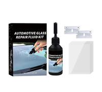 Kit de réparation de pare-brise pour fissures | Kit de réparation pour vitre de voiture pour éclats de gravillons | Avec outil empêche la propagation du liquide de transparente pour atelier