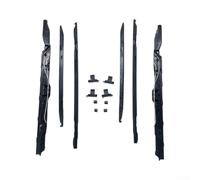 Kit de réparation de pare-soleil pour toit ouvrant pour BMW X1 E84 2009-2014, clips de guidage de rideau en ABS, compatible avec 54102993888 54102993879 54102993878, 14 pièces, noir