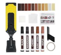 Kit de réparation de parquet, 11 couleurs, pâte de réparation stratifiée imperméable et marqueur de sol pour rayures, fissures, dommages, plancher en bois, meubles, pour cuisine, salle de bain, portes