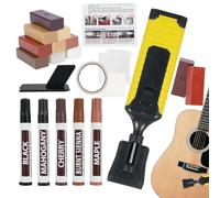 Kit de réparation de parquet 11 couleurs - Pâte réparatrice de stratifié imperméable et marqueur de sol pour rayures, fissures et dommages, réparation de meubles de sol en bois | Pour cuisine, salle