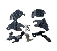 Kit de réparation de phares pour Audi A6L C7 2016-2018, support de phare, griffe, pièces de phares de voiture 4G0998121A 4G0998122A Support de Lumière Travail Support Phare(1 pair)