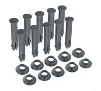 Kit de réparation de piscine compatible avec les cadres Steel Pro 305 366 cm à partir de 2018 avec goupilles et rondelles pour modèles P61911 P61817 10 ensembles (10 ensembles)