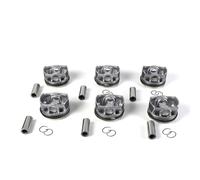 Kit de réparation de piston Jeu de 6 pistons et segments piston, alésage standard 84 mm, pour BMW F20, F21, F30, F10, X3, X4, X5, X6,3.0L, L6, Twinturbo