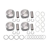 Kit de réparation de piston Kit de 4 pistons et segments neufs Ø 86 mm pour Buick GL8 ES, pour Cadillac ATS XT5 pour Chevrolet