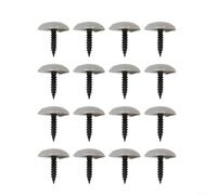 Kit de réparation de plafond de toit de voiture avec 20 boucles à rivets pour fixer le toit affaissé dans les voitures, camions, motos, caravanes, avions, trains, gris