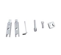 Kit de réparation de plomberie avec angles de robinet. Extracteur de fil inversé, tuyau d'eau, tête de coupe, vis d'extraction