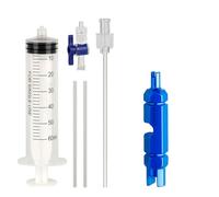 Kit de réparation de pneu de vélo de route - Seringue de mastic sans chambre à air - 60 ml - Outil d'injection de liquide de pneu de vélo