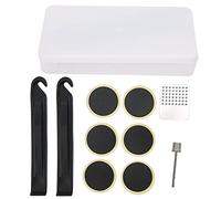 Kit de réparation de pneu de vélo, outil de réparation de crevaison, démonte-pneu, rustine, râpe, aiguille à gaz, kit de réparation de chambre à air, outil de réparation de