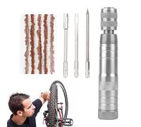 Kit de réparation de pneu plat - Pack de bouchons de crevaison, outils de patch de pneus portables | Fixateur en caoutchouc d'étanchéité rapide de 4,53 x 0,79 x 0,79 pouces, le produit de conception