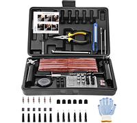 Kit de réparation de pneus, 102 pièces, kit de réparation de pneus pour Voiture, kit de réparation de pneus Universel pour réparer Les crevaisons et Boucher Les Trous, Bouchons de réparation de pneus