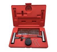 Kit de réparation de pneus 35 pièces avec outils à poignée en T, clés hexagonales, bouchons de corde, joint lubrifiant, boîte de rangement pour voiture, camion, moto, brouette