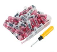 Kit de réparation de pneus 60 pièces avec tournevis, acier pour voiture sans chambre à air, moto, vélo, joint rapide de 0. - 5 mm, outils d'insertion faciles pour fixation sur route