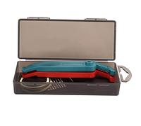 Kit de réparation de pneus de vélo de montagne duuti Kit d'outils de patch pneu translucide à la collet de pneus s pour cyclistes extérieurs métal plastique 102x42x23mm 6 patchs (Noir)