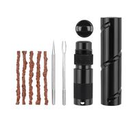 Kit de réparation de pneus de vélo sans chambre à air portable - Outil d'entretien des pneus - Bandes en caoutchouc pour vélos de route et de montagne - Kits de pneus sans chambre à air pour