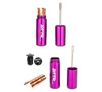 Kit De Réparation De Pneus De Vélo Sans Chambre À Air, Pour Vtt, Vélo De Route, Pneus En Alliage D'aluminium, Pour Réparer Les Crevaisons, Rapide Et Portable
