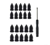 Kit de réparation de pneus de voiture 21 pièces comprenant des clous à vis en caoutchouc avec boîte de rangement pour moto, camion, bus, véhicule agricole