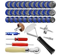 Kit de réparation de pneus de voiture - Outil d'étanchéité anti-fuite pour | Kit de réparation de crevaison pour moto, vélo, camion, changement de pneu