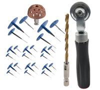Kit de réparation de pneus en caoutchouc - Kit de réparation de pneus de voiture avec griffe à clous champignons | Outils de réparation de crevaison pour motos, bus, voitures électriques, scooters