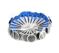 Kit de Réparation de Pneus Patch Champignon Plug Kit, 24 Pcs Voiture Moto Universel Tubeless Pneu Crevaison Réparation Champignon Plug Patch Gomme(36 * 4mm)