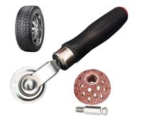 Kit de réparation de pneus plats | Roues de polissage de pneus multifonctions et rouleau de réparation | Facile à utiliser avec un grattoir et un kit d'accessoires de polissage pour voiture
