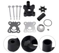Kit de réparation de pompe à eau pour hors-bord Honda 8-20HP - Turbine de rechange pour moteur marin BF8D BF9 BF15D BF20D BFP8D BFP9 BFP15D BFP20D - Débit amélioré - Installation facile - Lot de 12
