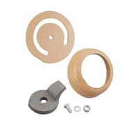 Kit de réparation de pompe à pichet en cuir pour bec verseur à main pour débutant, comprend une tasse en cuir, une valve inférieure et un clapet anti-retour en fonte