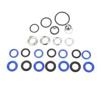 Kit de réparation de pompe de pulvérisation de peinture sans air 248213 pour modèles Graco 1095, 1595 et 5900, corps de valve en acier inoxydable avec joints en silicone, kit d'emballage de rechange
