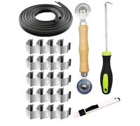 Kit de réparation de porte coulissante | Kit de réparation complet pour portes coulissantes - Composants de mise à niveau domestique pour portail, jardin, piscine, extérieur, garage, terrasse
