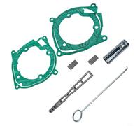 Kit de réparation de préchauffage 2 kW 5 kW pour chauffage de stationnement Air Diesel 12 V 24 V - Pièces de rechange compatibles avec moteur brûleur et souffleur, kit d'entretien 9 pièces