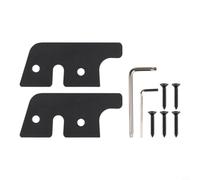 Kit de réparation de protection solaire 2 pièces pour Jeep pour Wrangler JK 2018-2024 pour gladiator 2020-2024, clips en aluminium stables noir