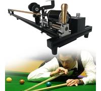 Kit de réparation de Queue de Billard, Outil de réparation de Pince pour Embout de Queue, Machine à affûter et polir Les poteaux de Billard, Fonctionnement par Tige de poussée, Facile à util