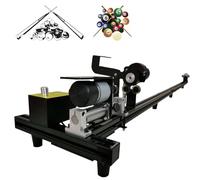 Kit de réparation de queues de Billard, Machine à réparer Les queues de Billard, Tour à queues de Billard Professionnel, Facile à Utiliser, redressage des Clubs et Remplacement du Cuir, répa