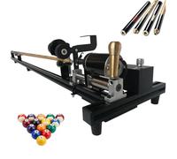 Kit de réparation de queues de Billard - Outil de réparation 7 en 1 pour Redresser, affûter et polir Les queues de Billard, idéal pour Les Professionnels des Clubs de Billard et Les particul