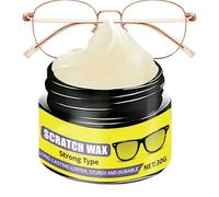 Kit De Réparation De Rayures Pour Lunettes | Crème Nettoyante pour Verres 30 g | Cire de Rénovation Optique pour Soins des Lentilles - Sortie Scolaire Randonnée Road Trip