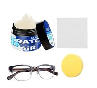 Kit de réparation de rayures pour lunettes de , composé de polissage doux avec applicateur doux, fonctionne sur le verre et les verres, lisse et améliore la clarté, 4,6 x 3 x 3 cm
