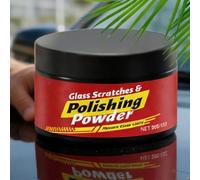 Kit de réparation de rayures pour véhicules, entretien des fissures de verre 30 g avec éponge, réparation de pare-brise et rétroviseur, restauration et entretien des fissures de verre, protection