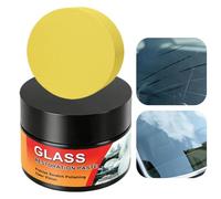 Kit de réparation de rayures pour vitres | 50 g avec cire de polissage | Efface rayures pour vitres de voiture | Pour SUV, camping-car, berline, van, véhicule automobile, road trip, maison