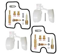 Kit de réparation de reconstruction de carburateur Pièces De Reconstruction De Carburateur De Moto Pour H&onda SHADOW 125 VT125C 125cc VT125 Kit De Réparation De Flotteur De Diaphragme(NOIR 1)