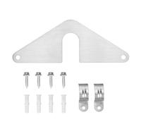 Kit de Réparation de Robinet Extérieur, Plaque de Montage de Robinet de Bavoir de Tuyau, Plaque de Montage de Robinet Triangulaire en Aluminium pour Intérieur et Extérieur,